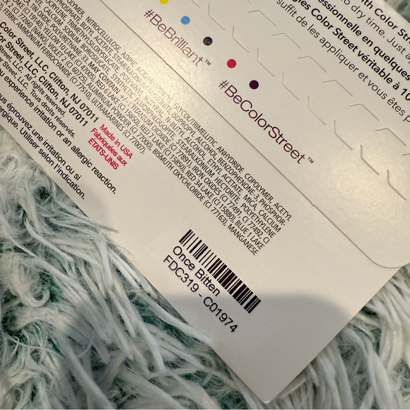 Once Bitten Bat Pattern NWT Color Street Nail Strips. Nonsmoking pet free home. - Picture 5 of 5